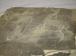 1920 Jackson Rubber Floor Mat