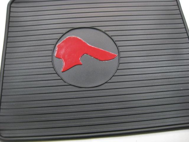 33 Pontiac Street Rod Floor Mat With Indian Head Logo